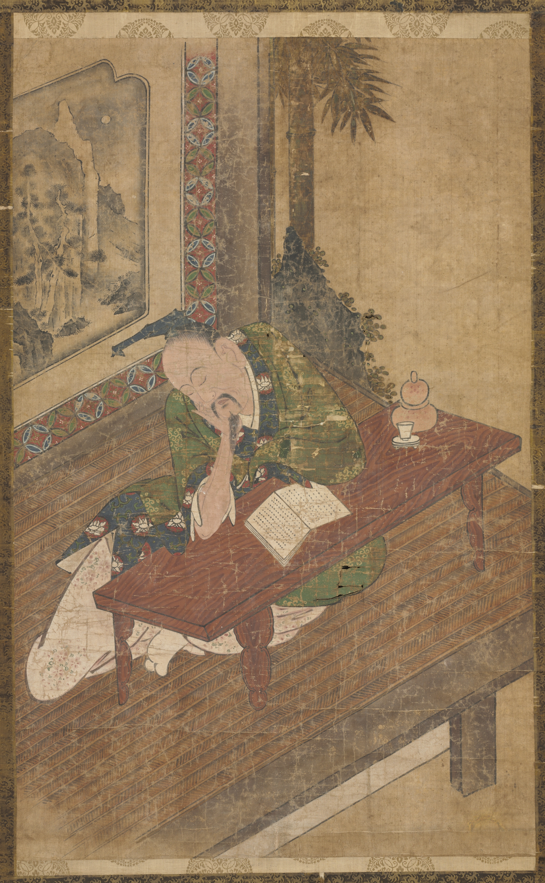眠る詩人