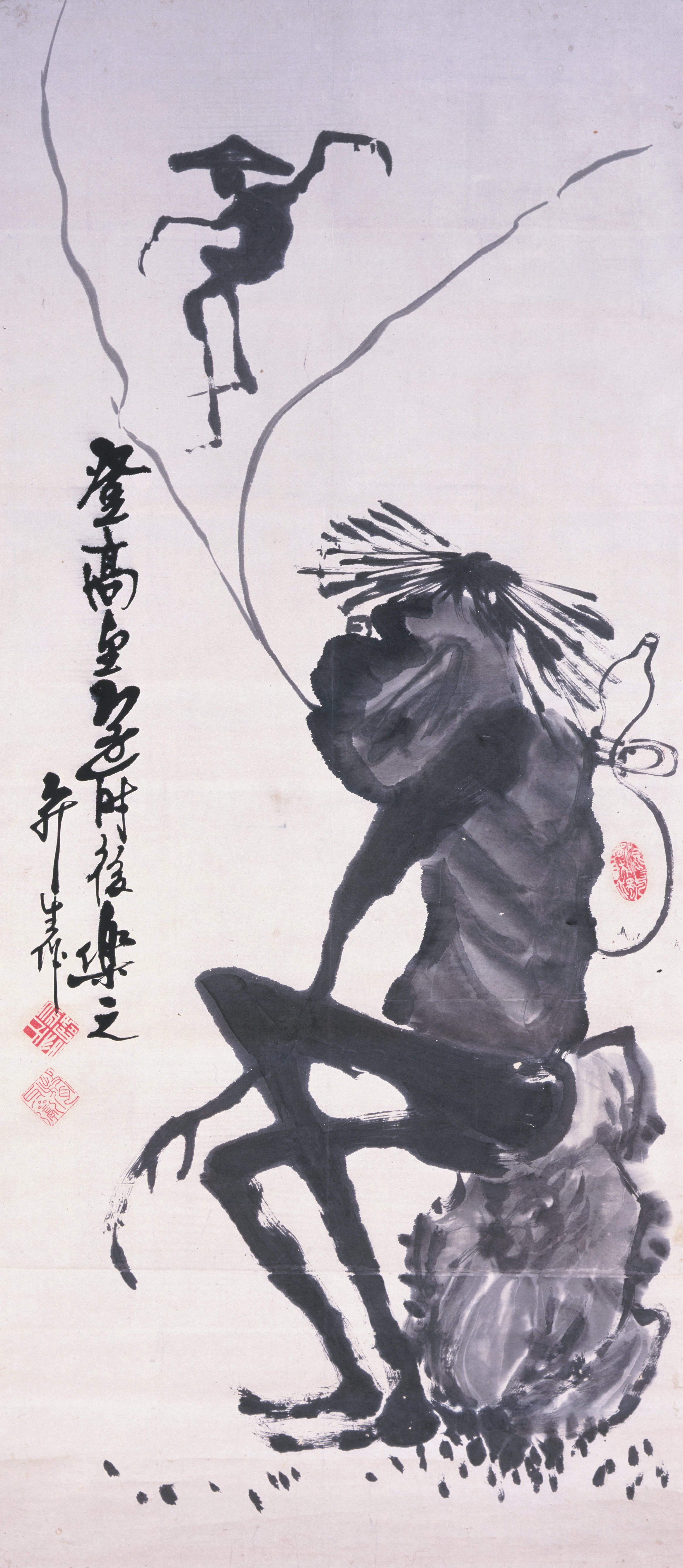魂を吹き出す河童