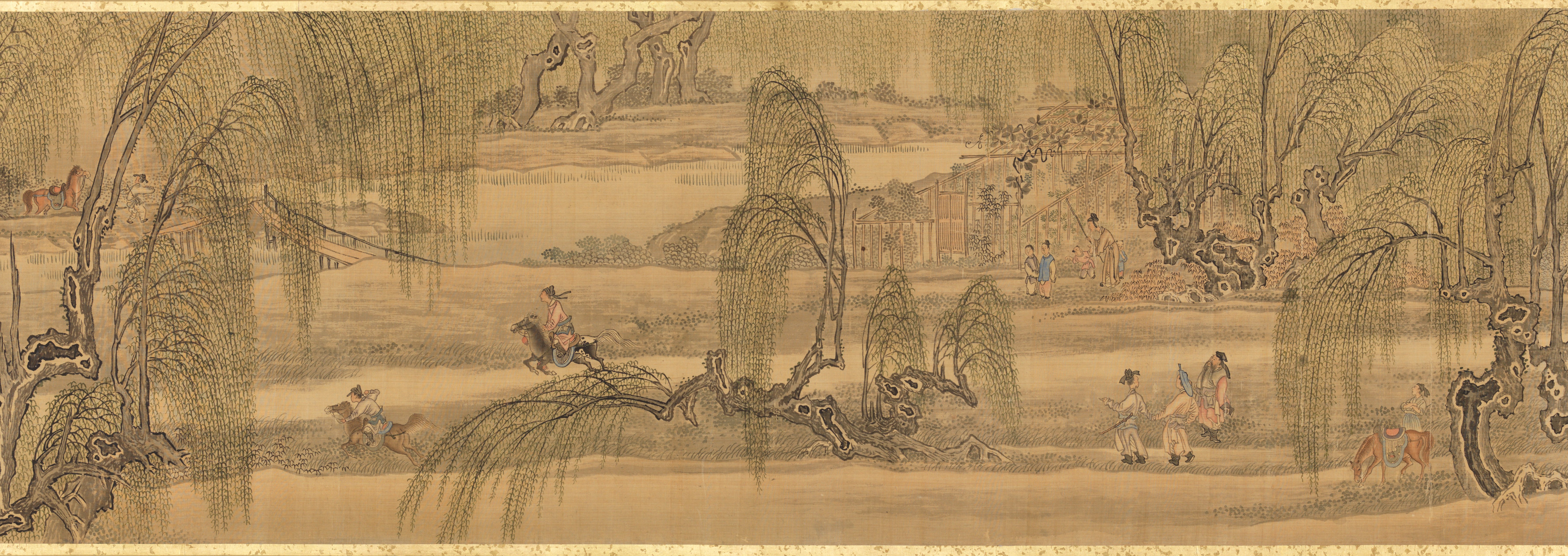 西湖の騎馬