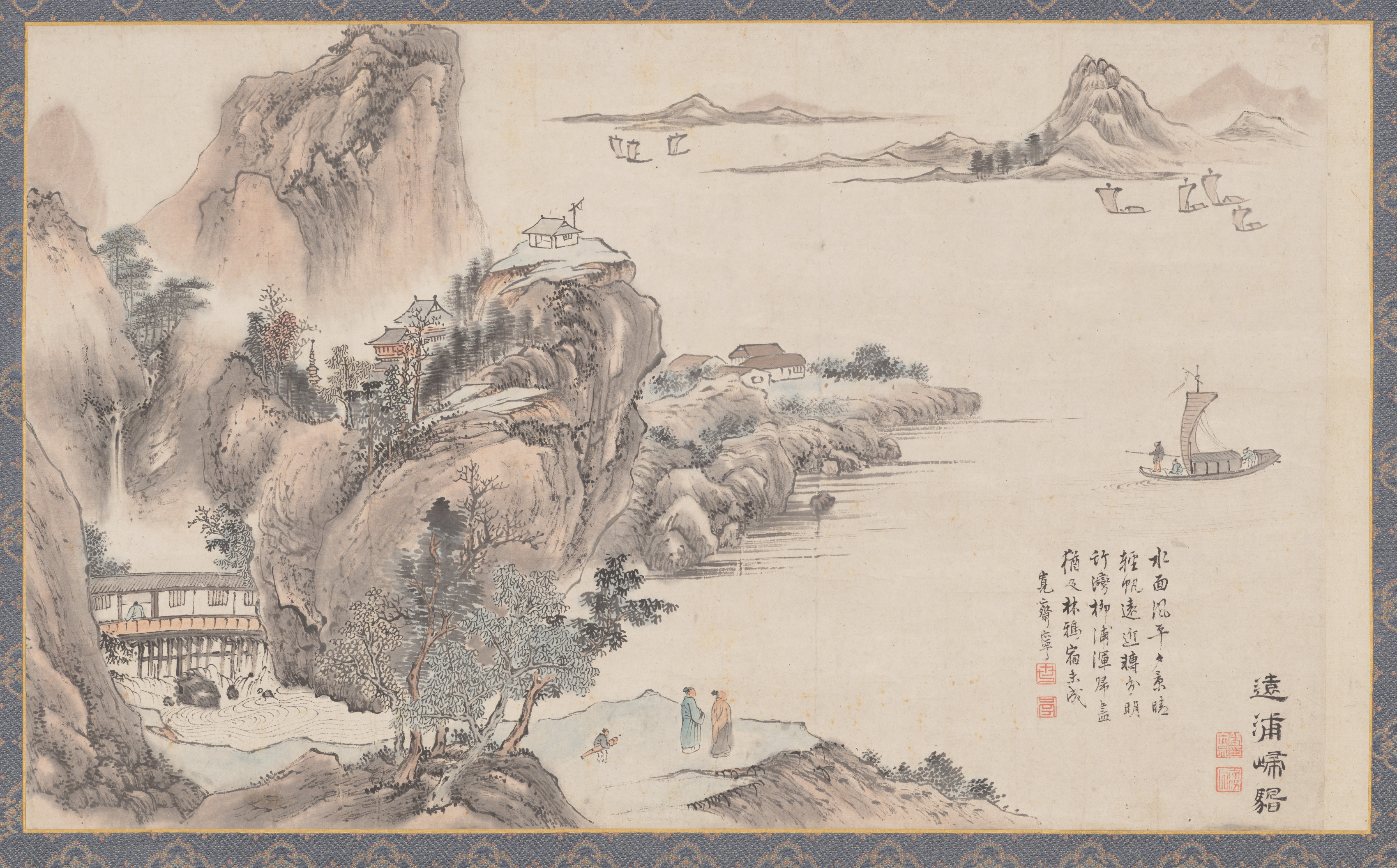 遠浦帰帆（瀟湘八景より）