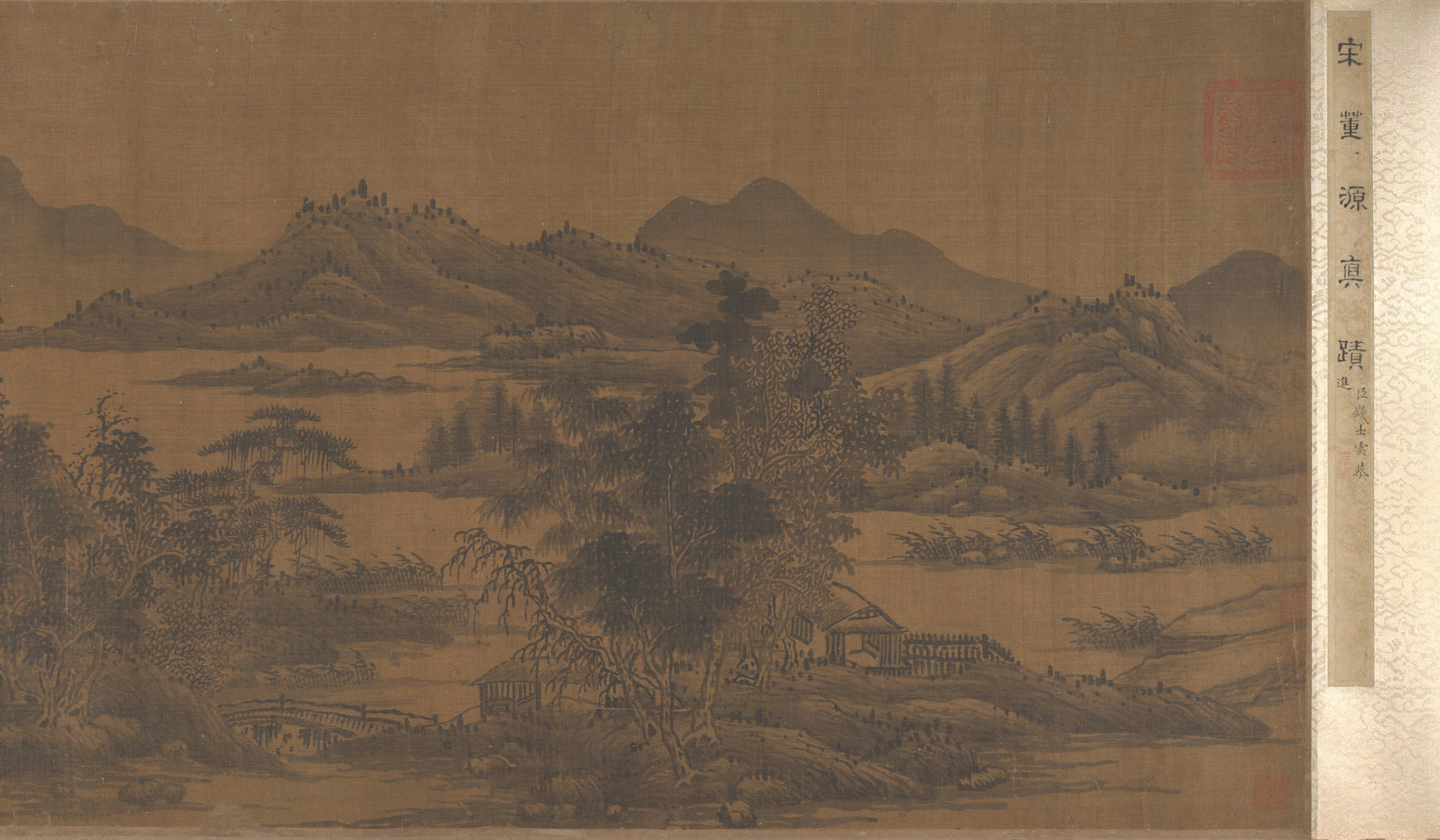 明清匿名古伝 東源山水巻 |風景