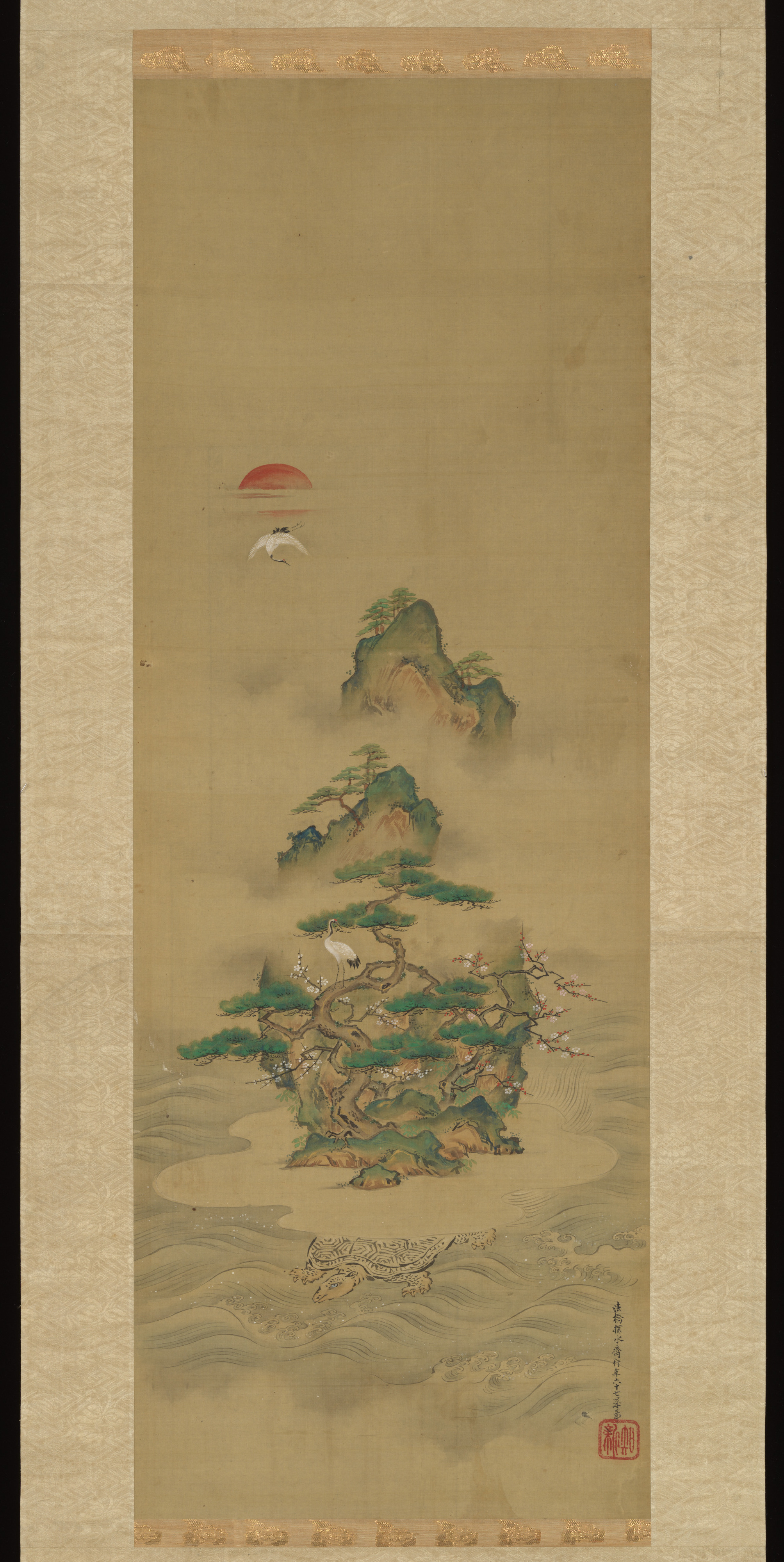 蓬莱山と蕭香八景