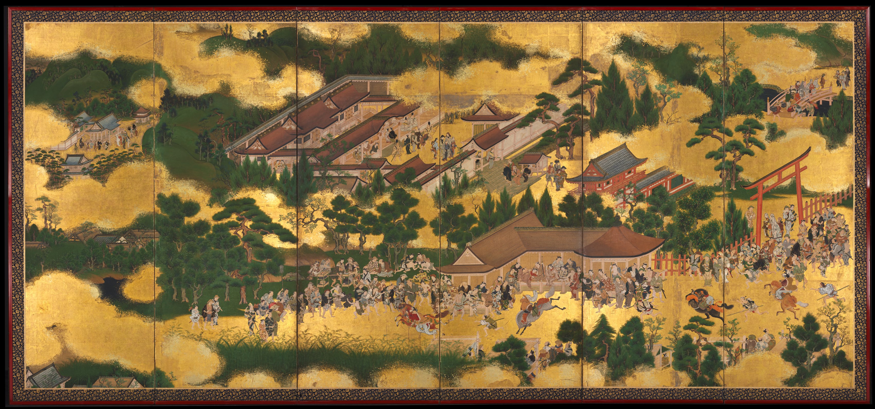 賀茂競馬図