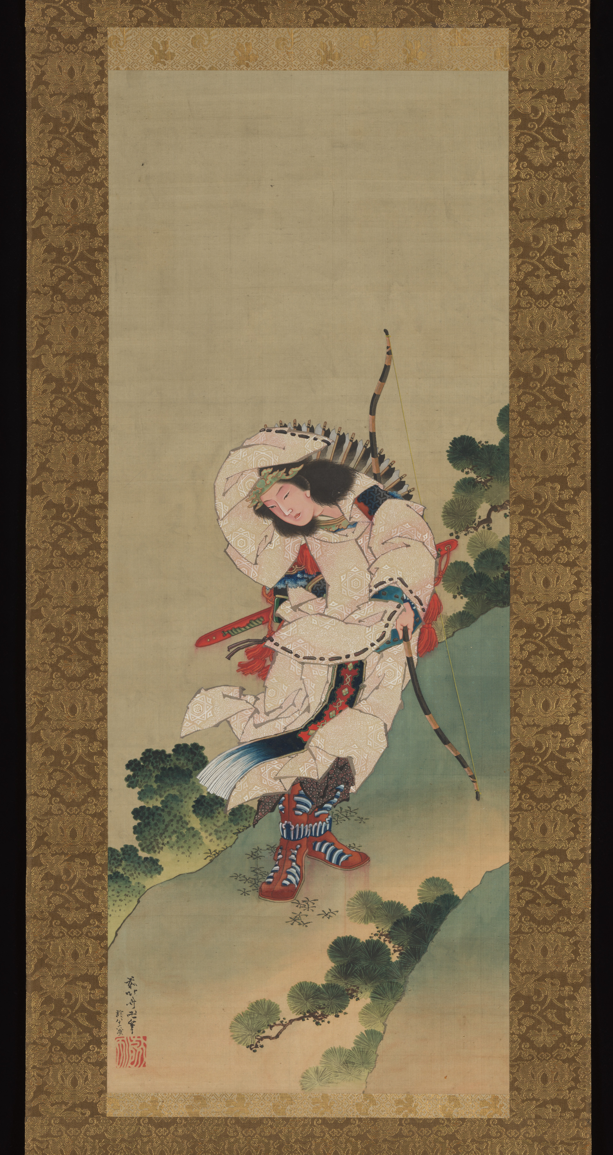 伝葛飾北斎筆 神宮皇后図