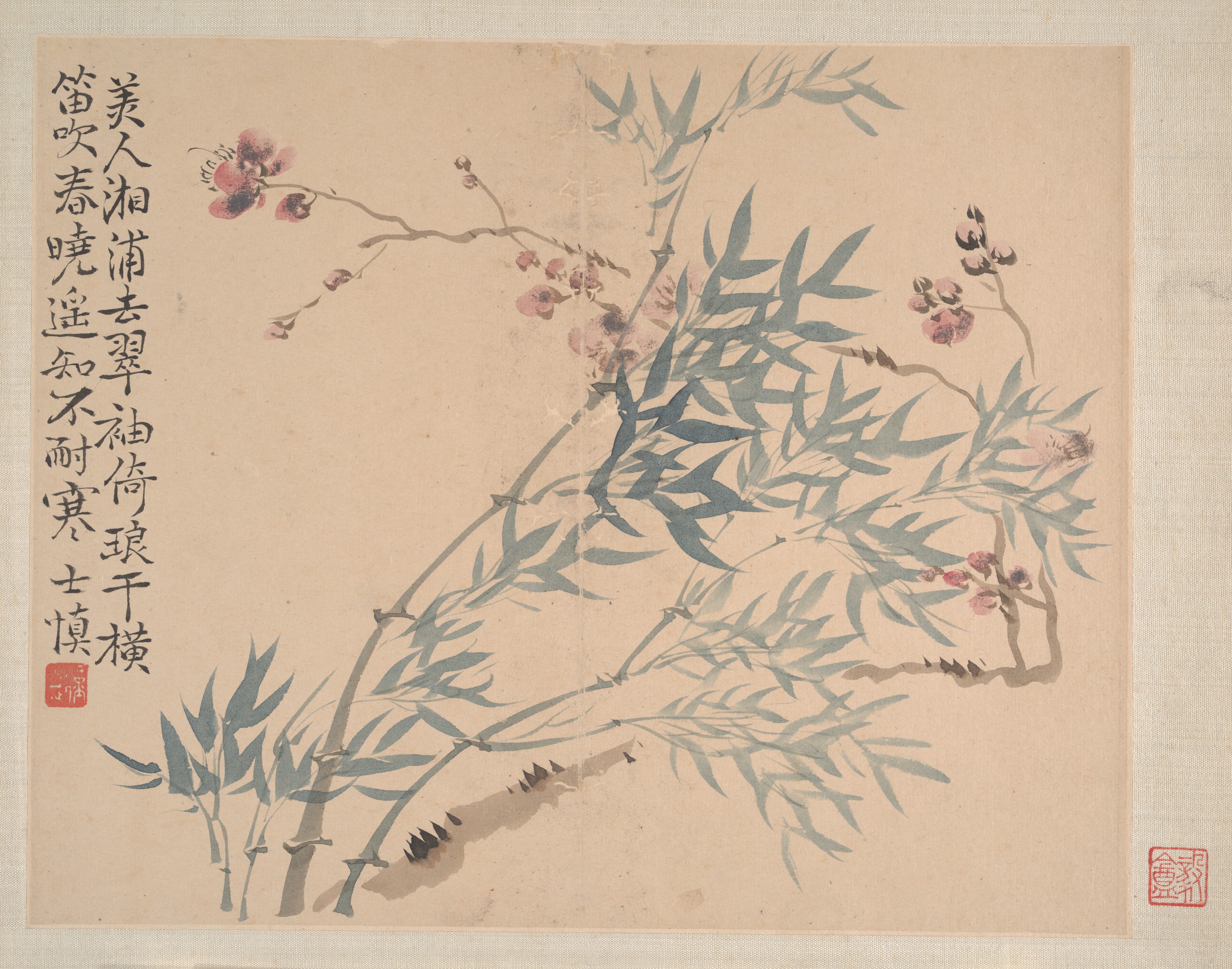 王詩深、清朝の風景と花のアルバム|風景と花