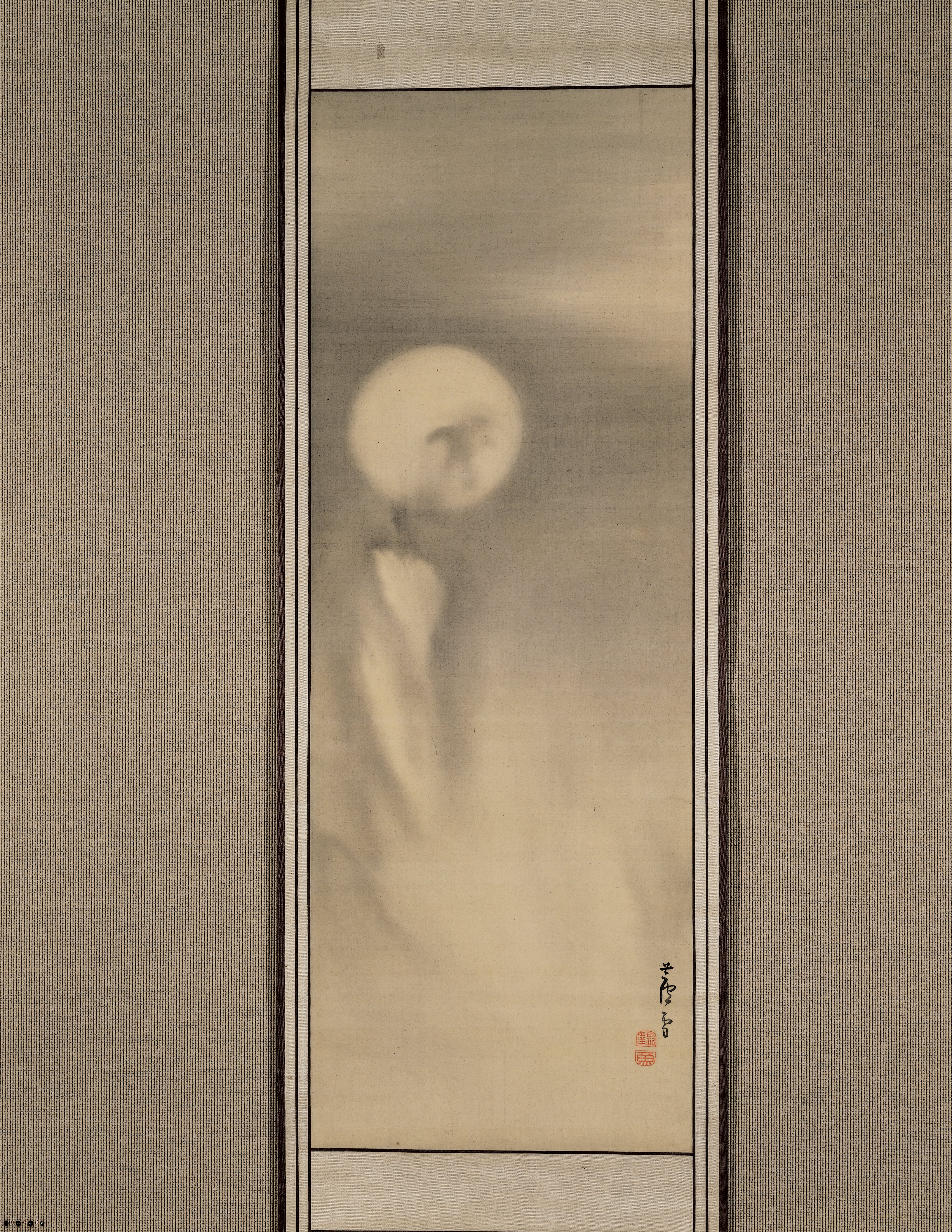 滝越の月