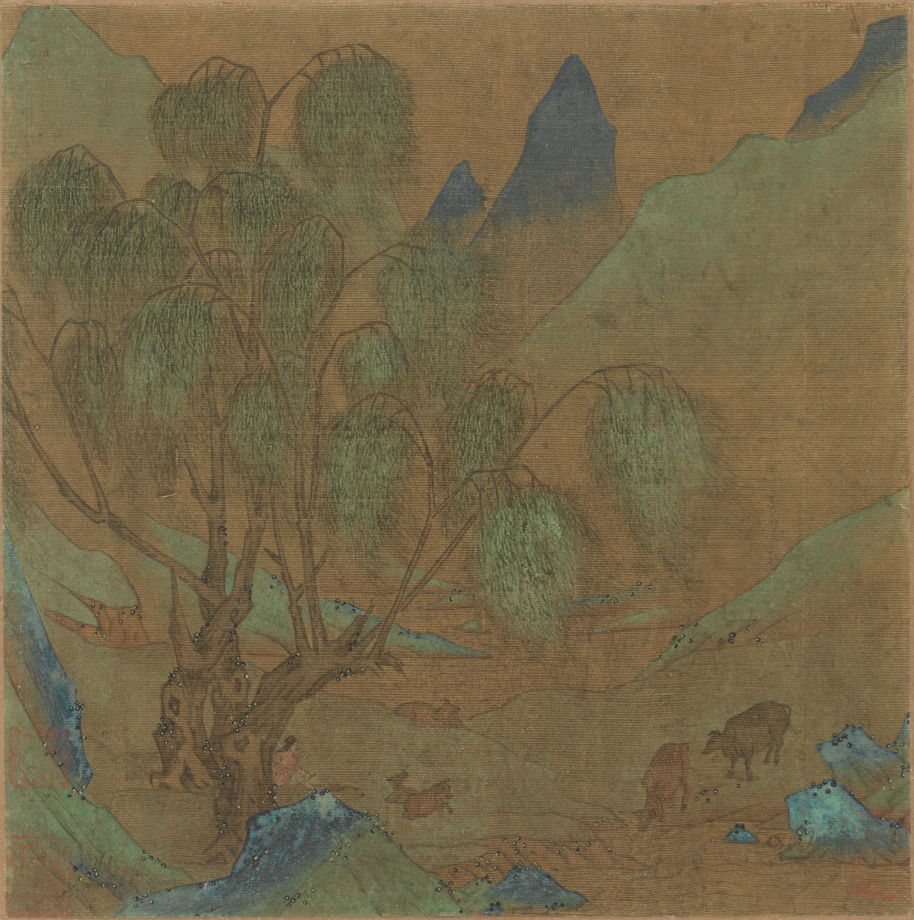 牧歌的情景