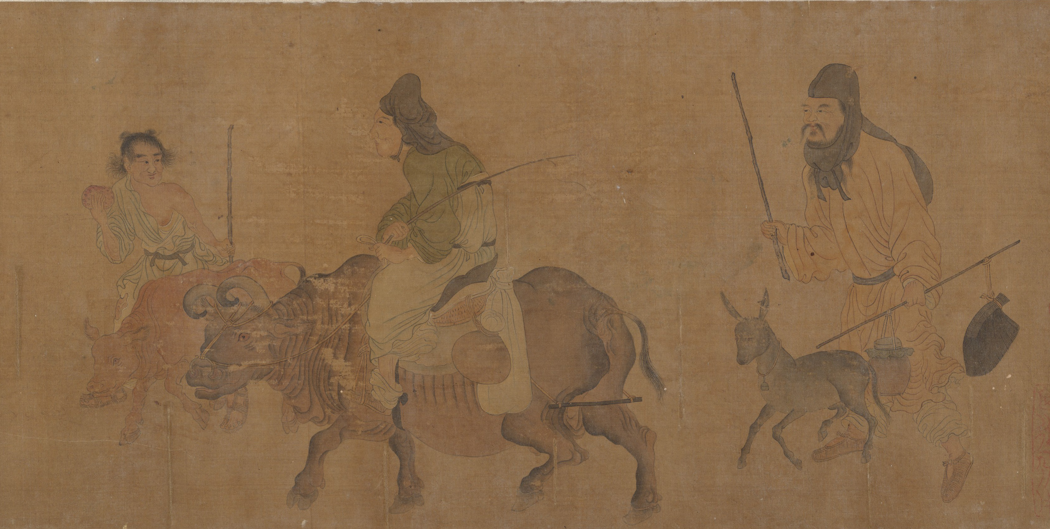 明/清 匿名 趙孟府（偽書） 西城ガイル図巻 |西からの幸せな帰還