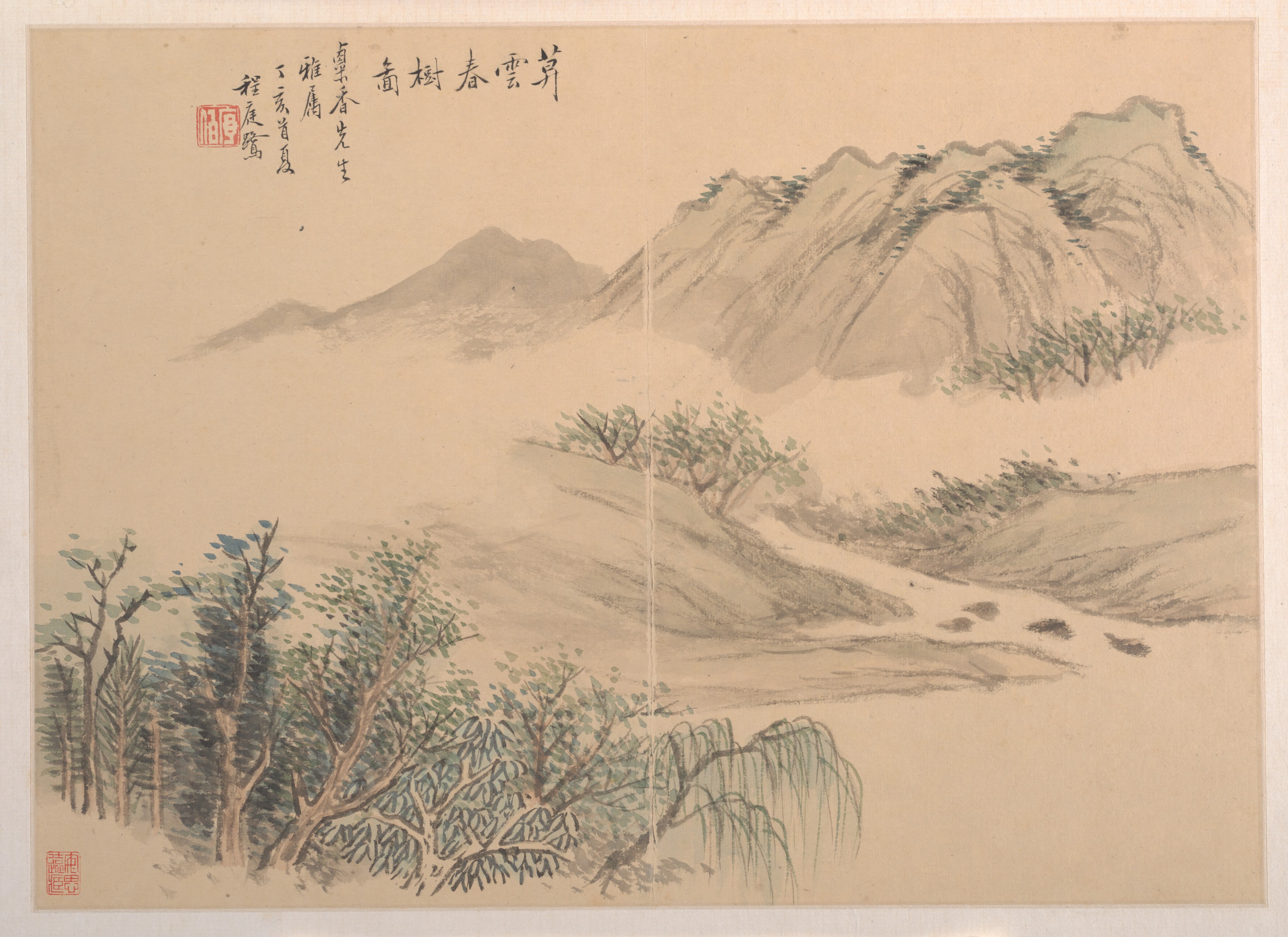 清朝の鄭庭魯風景アルバム |風景