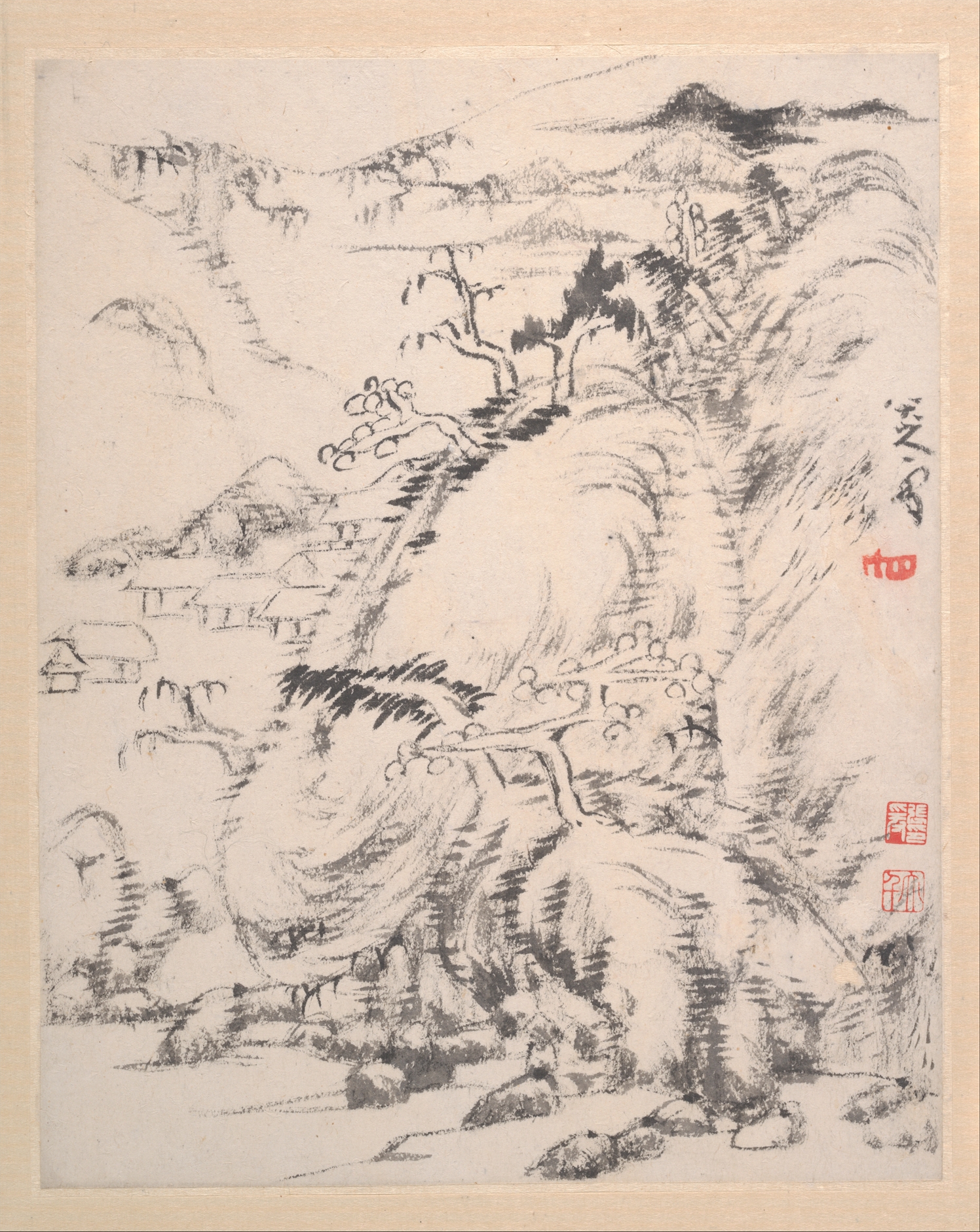 清朝の朱達（八達山人） 風景アルバム|風景アルバム