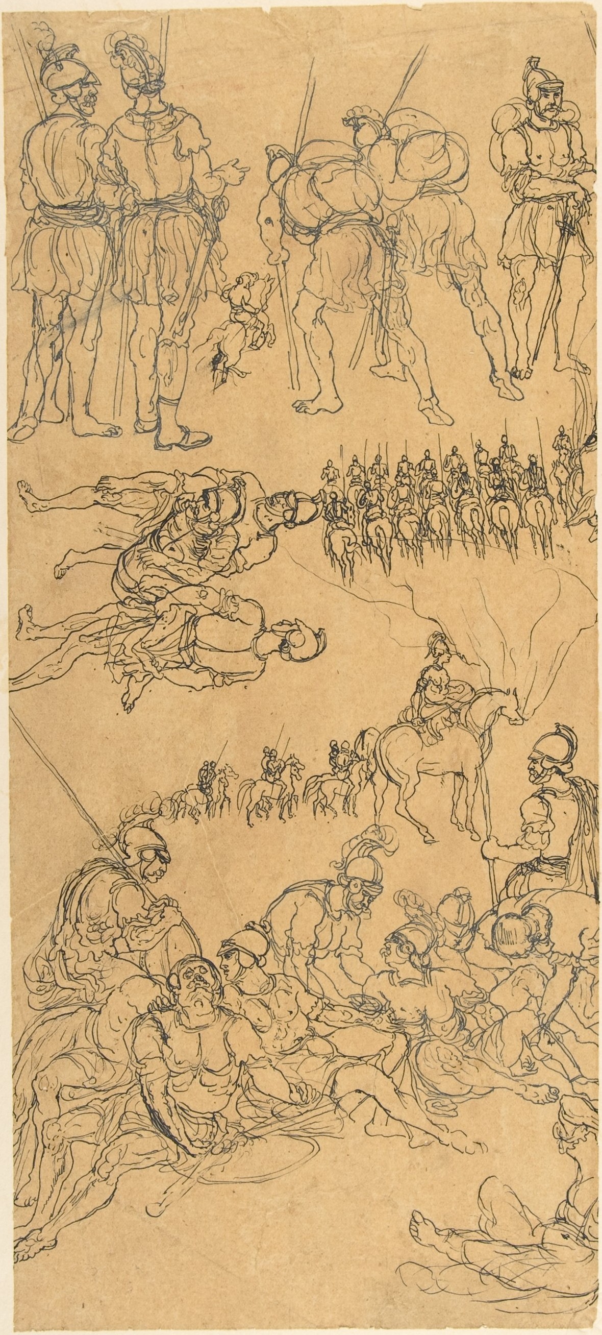 ローマ兵士のスケッチ