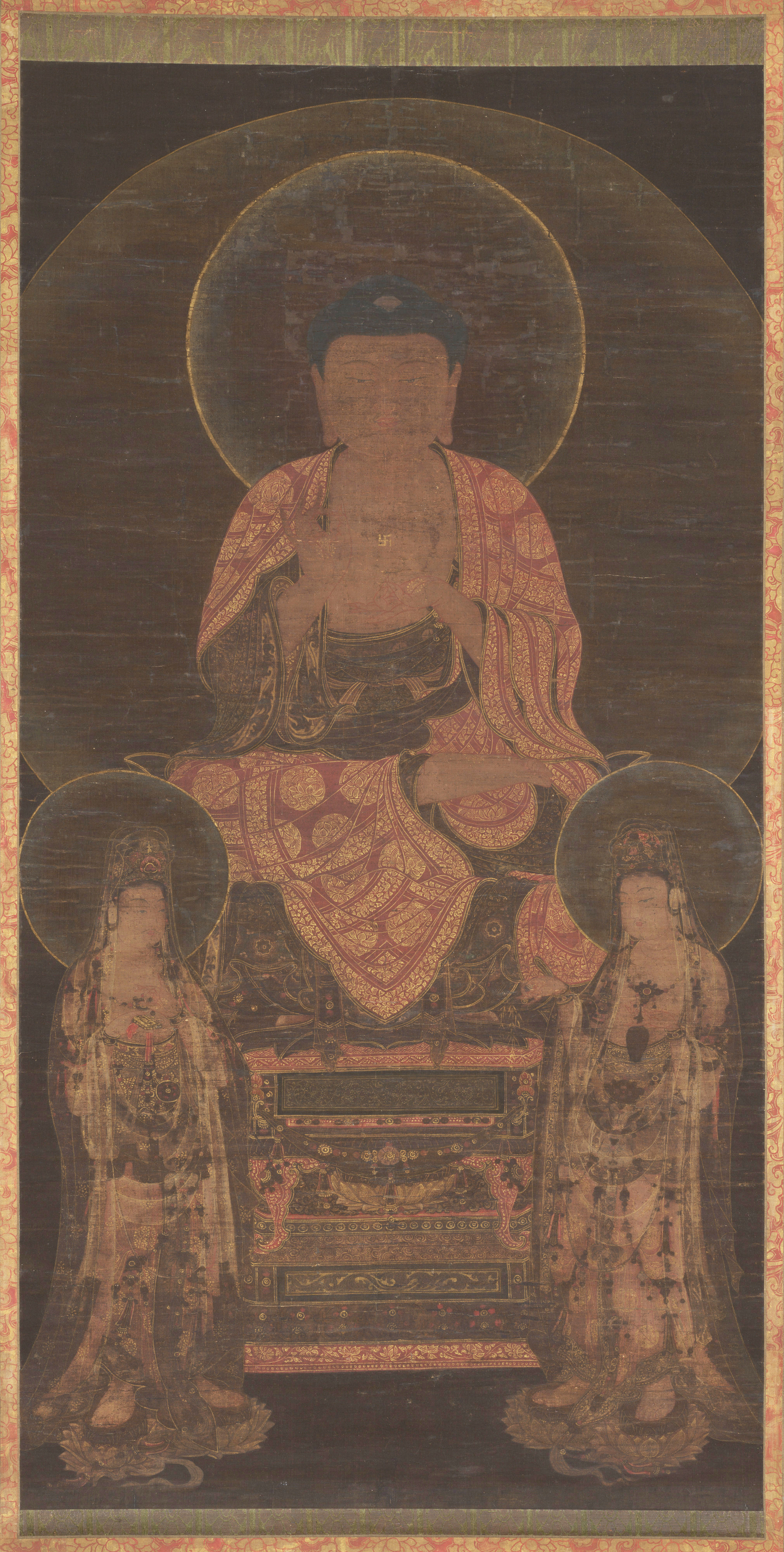 아미타삼존도 고려|阿弥陀三尊 高麗|阿弥陀三尊