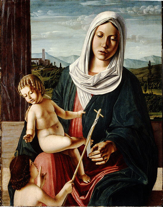 幼い洗礼者聖ヨハネを伴う聖母子