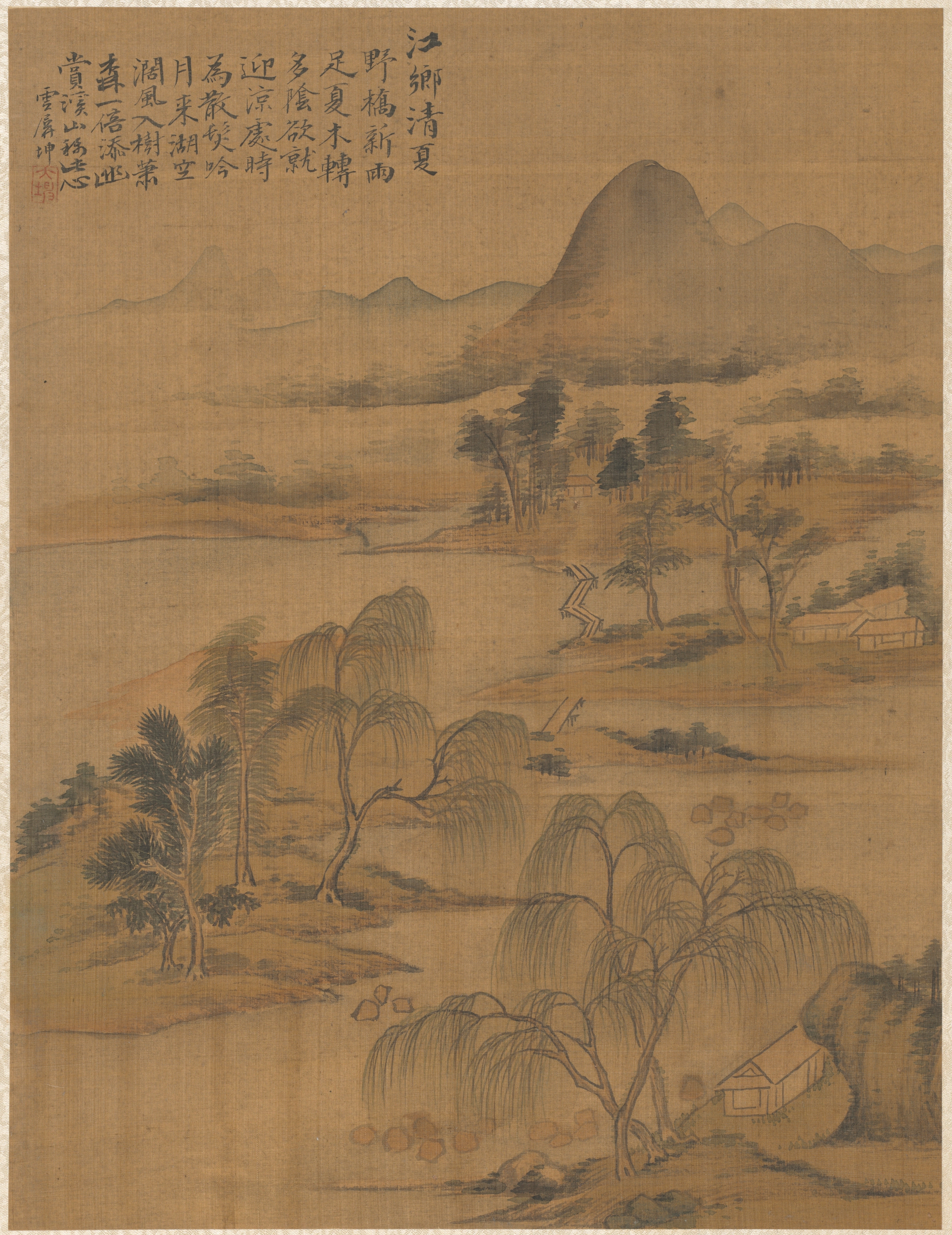 盛夏の江村